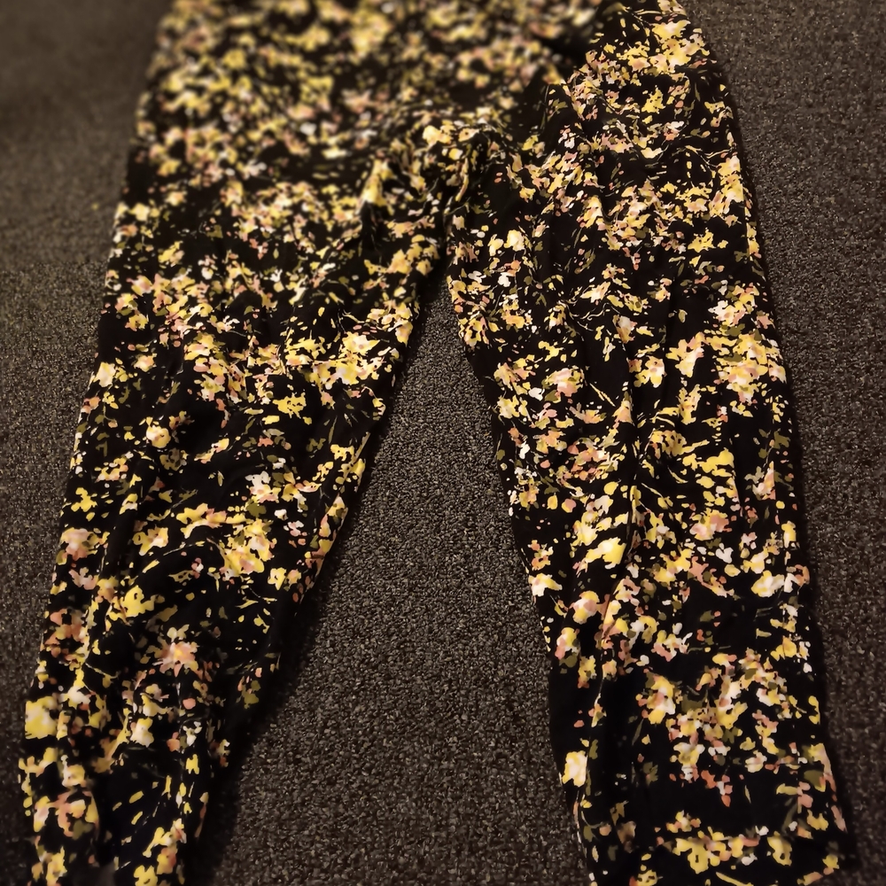 Jessica Simpson Multicolor Floral Pants